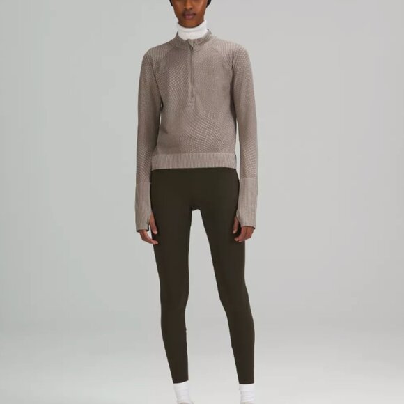 Lululemon Rest Less Pullover Textured Mink SZ 12 - Picture 2 of 8